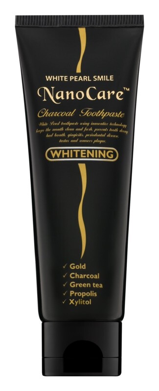 Зубная паста с наночастицами золота и активированным углем White Pearl NanoCare Whitening
Зубная паста с наночастицами золота и активированным углем White Pearl NanoCare Whitening