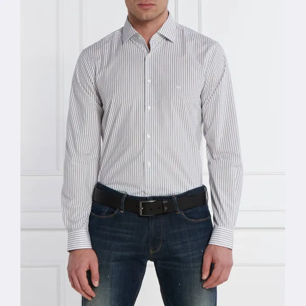 Приталенная рубашка Calvin Klein, белый 
Приталенная рубашка Calvin Klein, белый