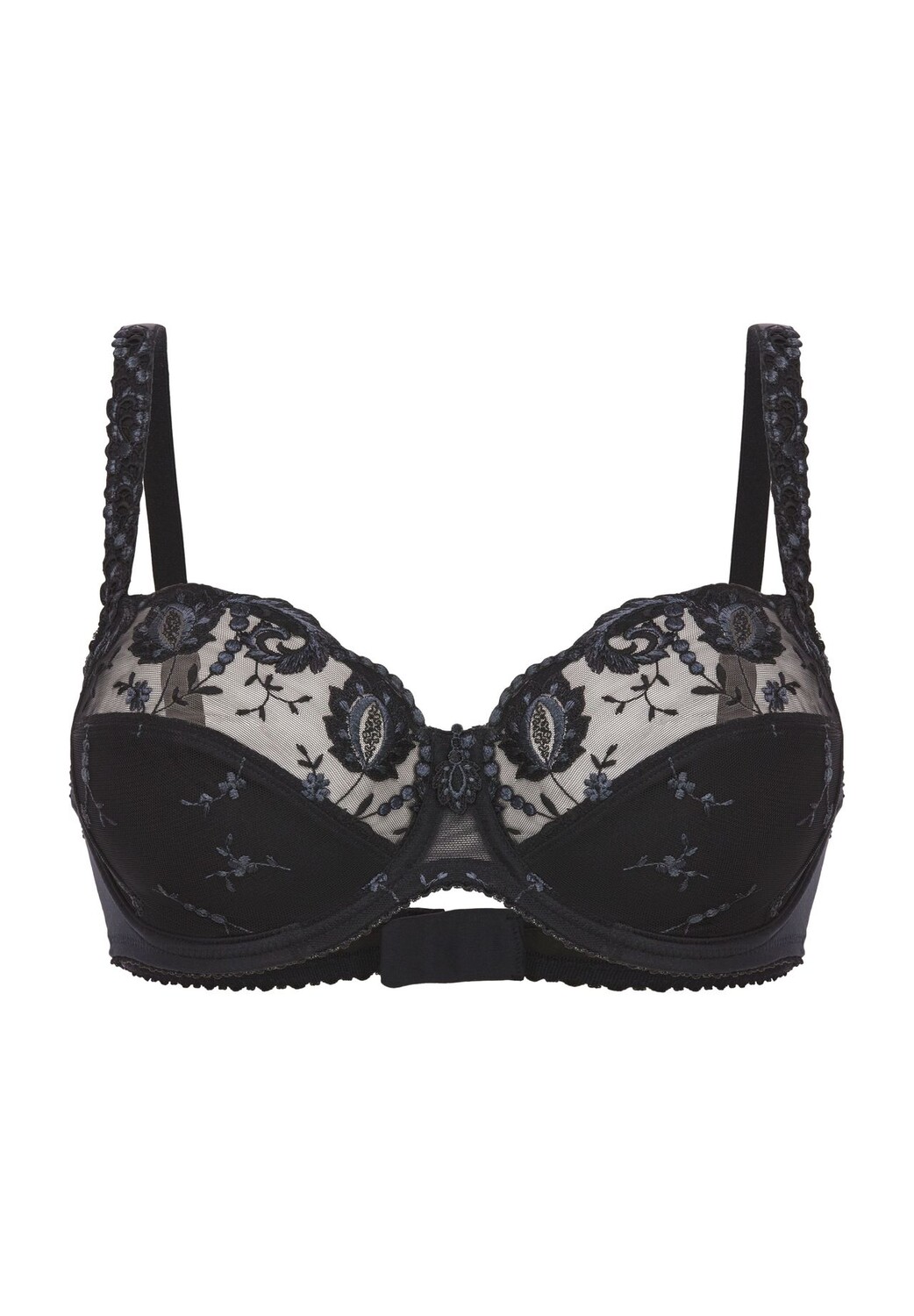Женский бюстгальтер на косточках с кружевной вышивкой Conturelle Felina, черный
Женский бюстгальтер на косточках с кружевной вышивкой Conturelle Felina, черный
