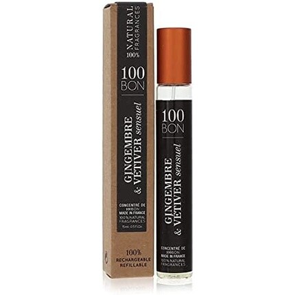 100 Bon Gingembre & Vetiver Sensuel Mini Concentree De Parfum 15 мл унисекс многоразового использования
100 Bon Gingembre & Vetiver Sensuel Mini Concentree De Parfum 15 мл унисекс многоразового использования