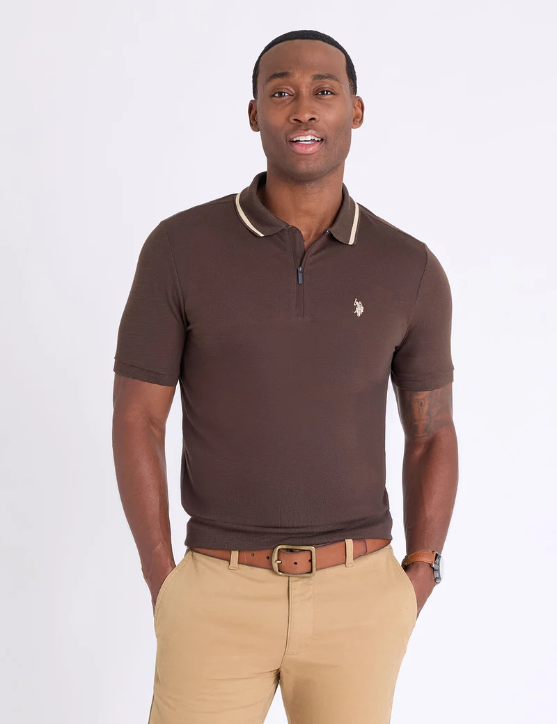 Футболка-поло U.S. Polo Assn White Label Slub Pique With Rib Waist, коричневый
Футболка-поло U.S. Polo Assn White Label Slub Pique With Rib Waist, коричневый