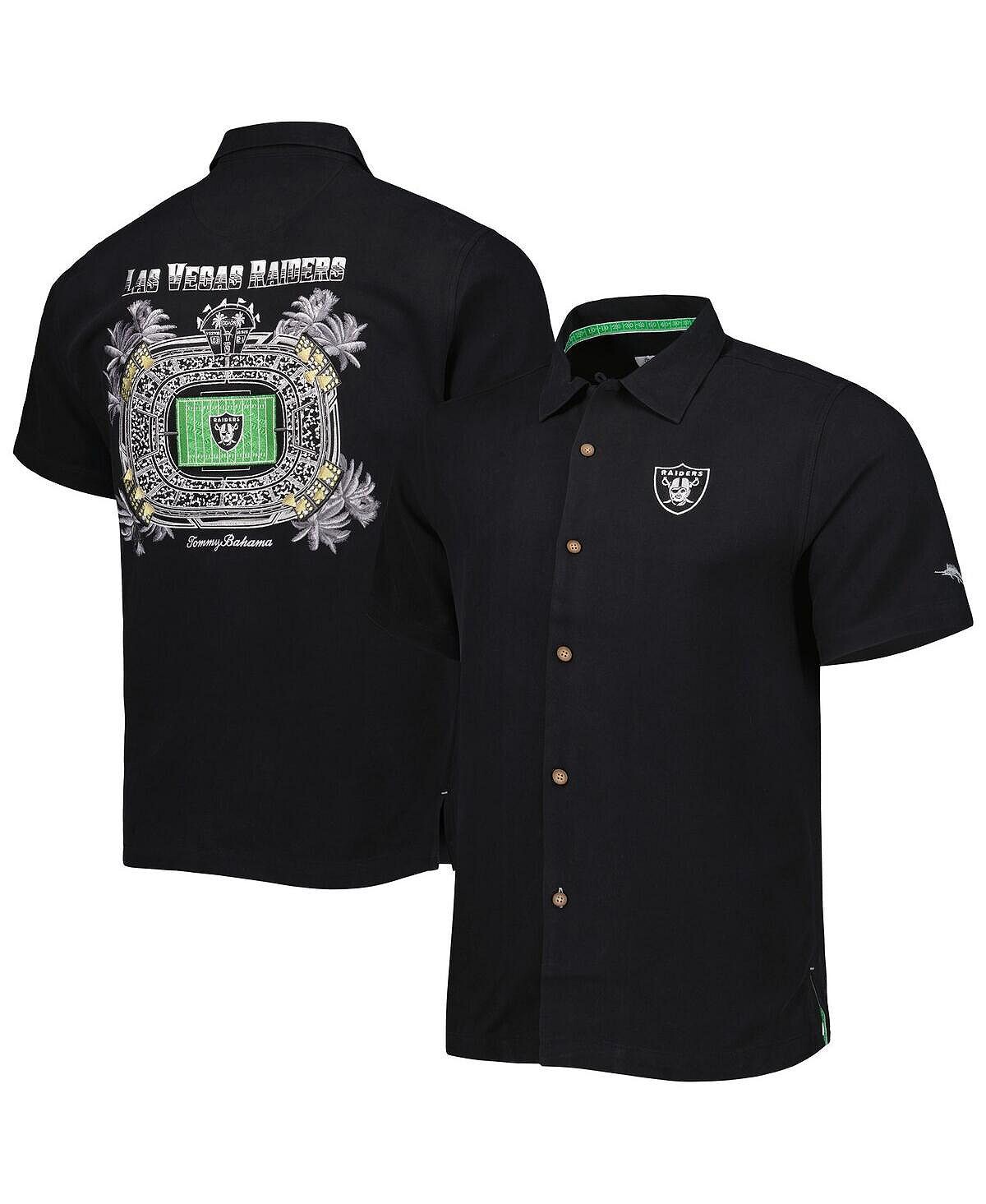 Мужская черная рубашка las vegas raiders top of your game camp на пуговицах Tommy Bahama, черный
Мужская черная рубашка las vegas raiders top of your game camp на пуговицах Tommy Bahama, черный