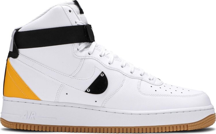 Кроссовки Nike NBA x Air Force 1 High '07 LV8 'White University Gold', белый 
Кроссовки Nike NBA x Air Force 1 High '07 LV8 'White University Gold', белый