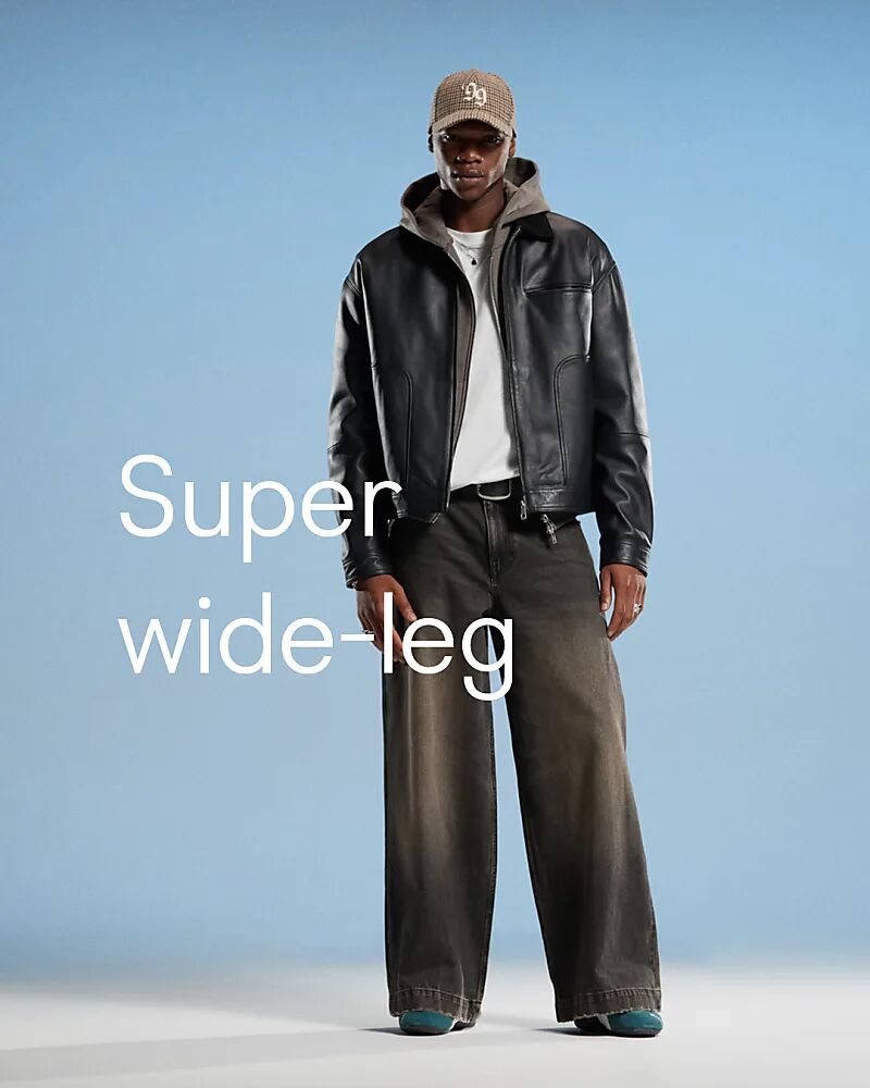 Джинсы ASOS DESIGN очень широкого кроя черного цвета с коричневым оттенком
Джинсы ASOS DESIGN очень широкого кроя черного цвета с коричневым оттенком