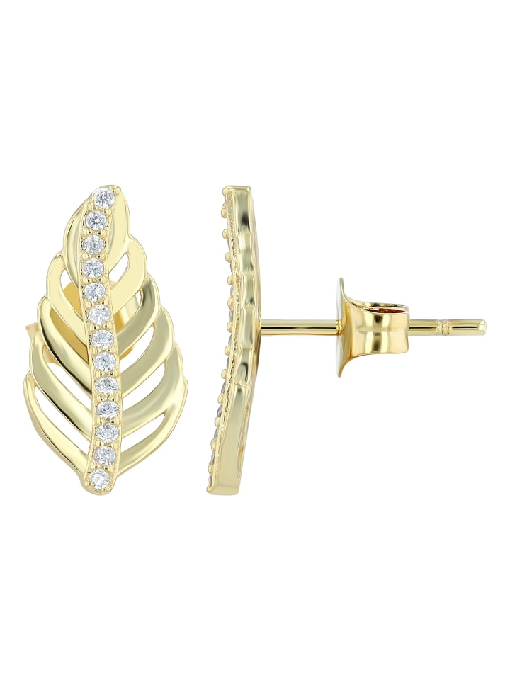 Adeliás Женские серьги - серьги-гвоздики из серебра 925 пробы с кубическим цирконием в золотой оправе
Adeliás Женские серьги - серьги-гвоздики из серебра 925 пробы с кубическим цирконием в золотой оправе