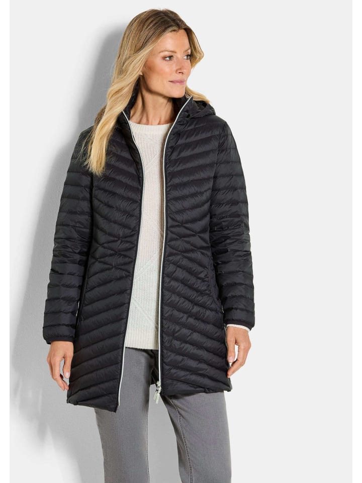 Стеганое пальто, длинное пальто на подкладке с капюшоном, черного цвета GOLDNER
Стеганое пальто, длинное пальто на подкладке с капюшоном, черного цвета GOLDNER