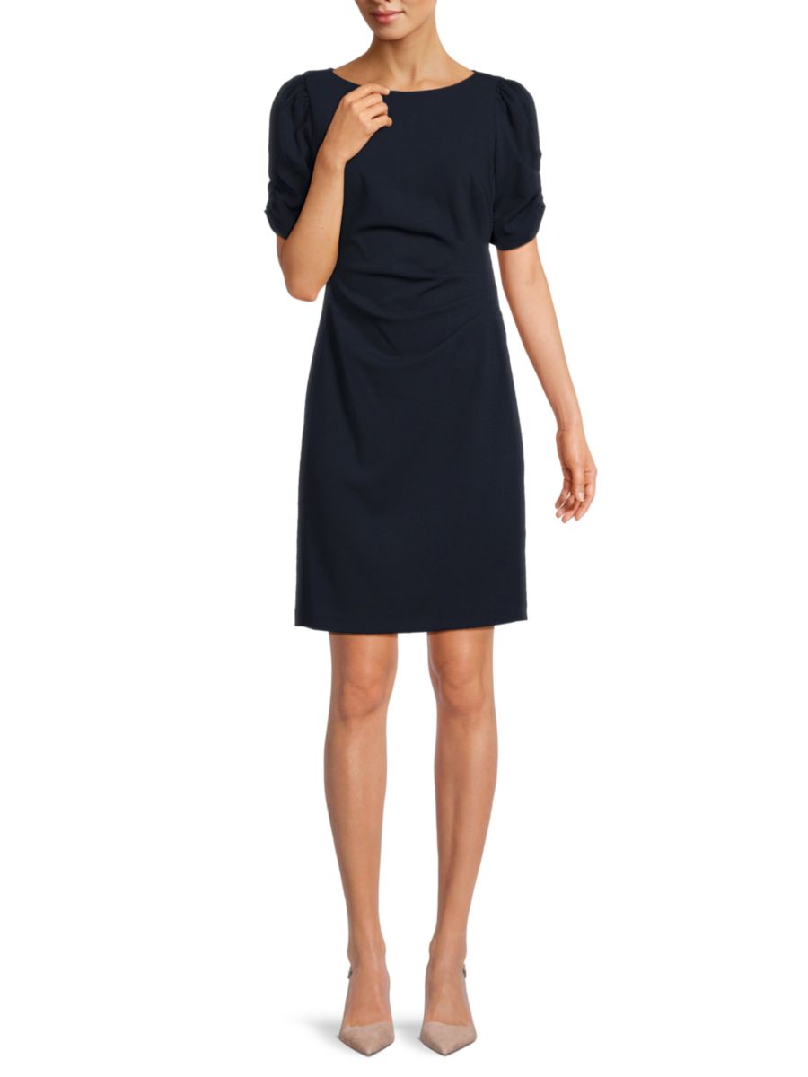 Мини-платье с рукавами-буфами и сборками DKNY, цвет Midnight
Мини-платье с рукавами-буфами и сборками DKNY, цвет Midnight