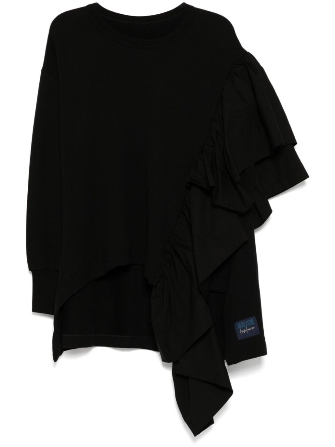 Топ с оборками Yohji Yamamoto, черный
Топ с оборками Yohji Yamamoto, черный