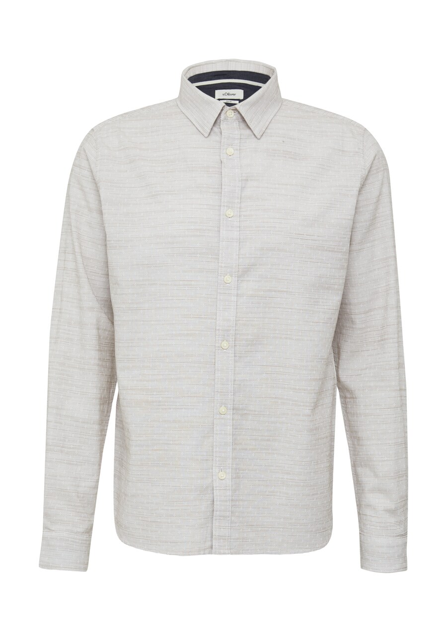 Рубашка Slim Fit на пуговицах s.Oliver, бежевый
Рубашка Slim Fit на пуговицах s.Oliver, бежевый