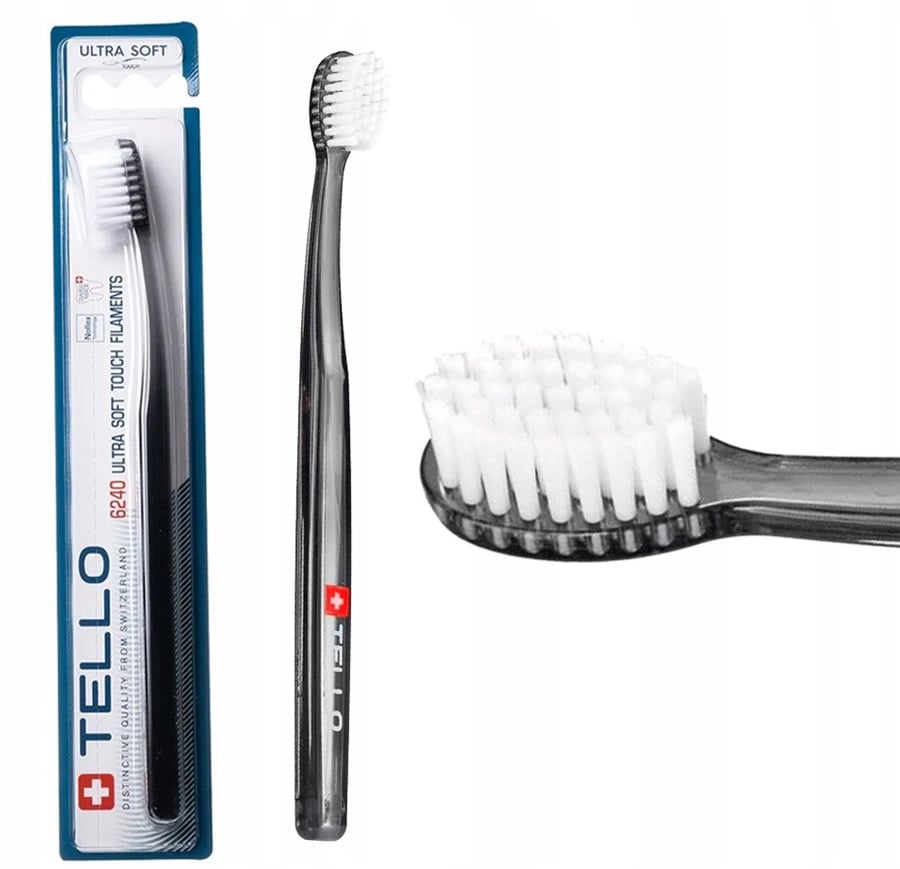TELLO 6240 Ultra Soft ручная зубная щетка с ультрамягкой щетиной
TELLO 6240 Ultra Soft ручная зубная щетка с ультрамягкой щетиной