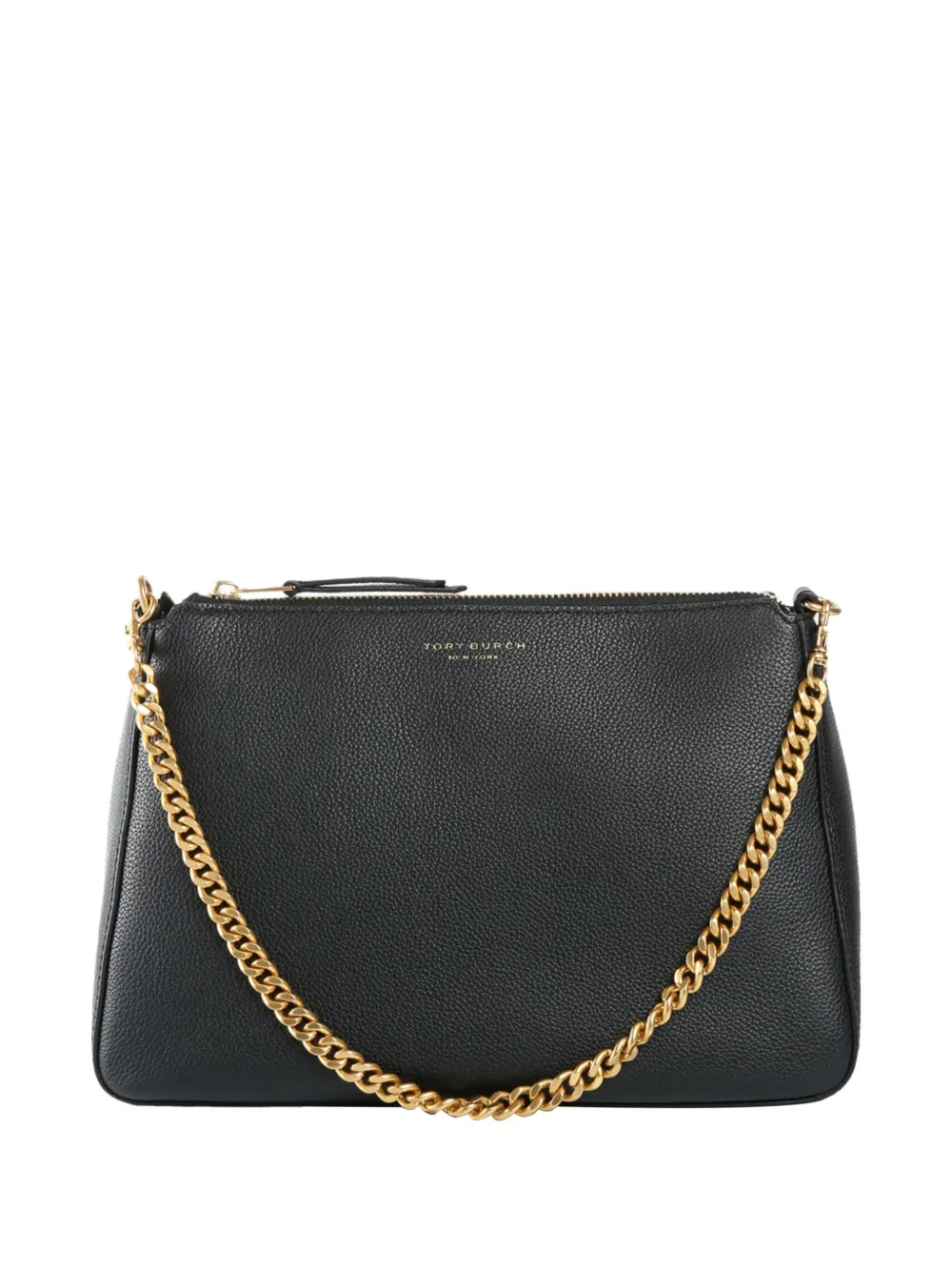 Сумка через плечо Perry из кожи с цепочным ремешком Tory Burch, черный
Сумка через плечо Perry из кожи с цепочным ремешком Tory Burch, черный