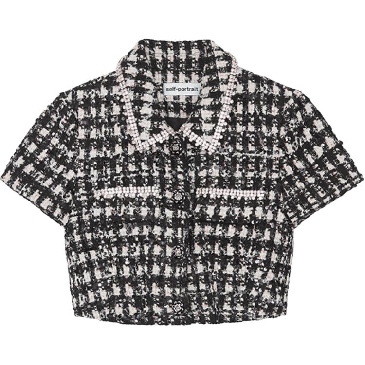 Self-Portrait Футболка Женская Черная Клетка
Self-Portrait Футболка Женская Черная Клетка