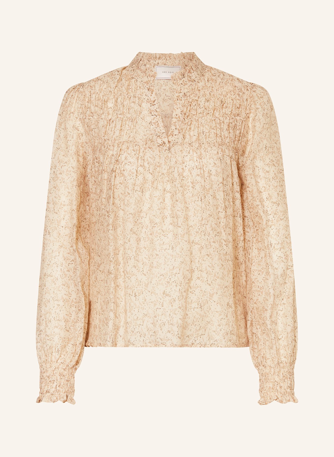 Блузка рубашка селфи Neo Noir, бежевый
Блузка рубашка селфи Neo Noir, бежевый