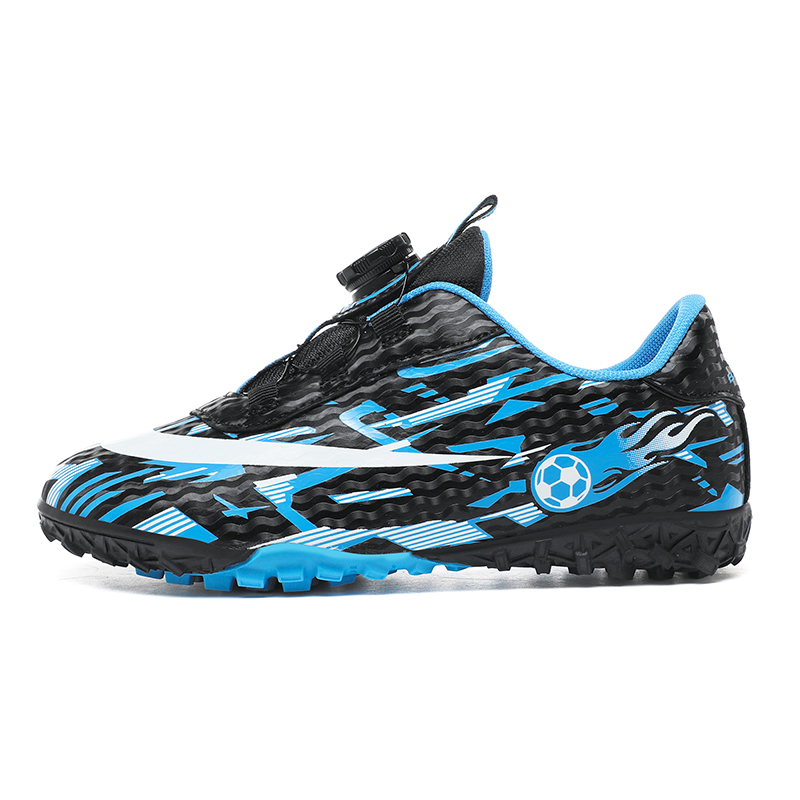 Футбольные бутсы детские, с низким верхом, дышащие, противоскользящие и износостойкие Wooden Rabbit, черный/синий
Футбольные бутсы детские, с низким верхом, дышащие, противоскользящие и износостойкие Wooden Rabbit, черный/синий