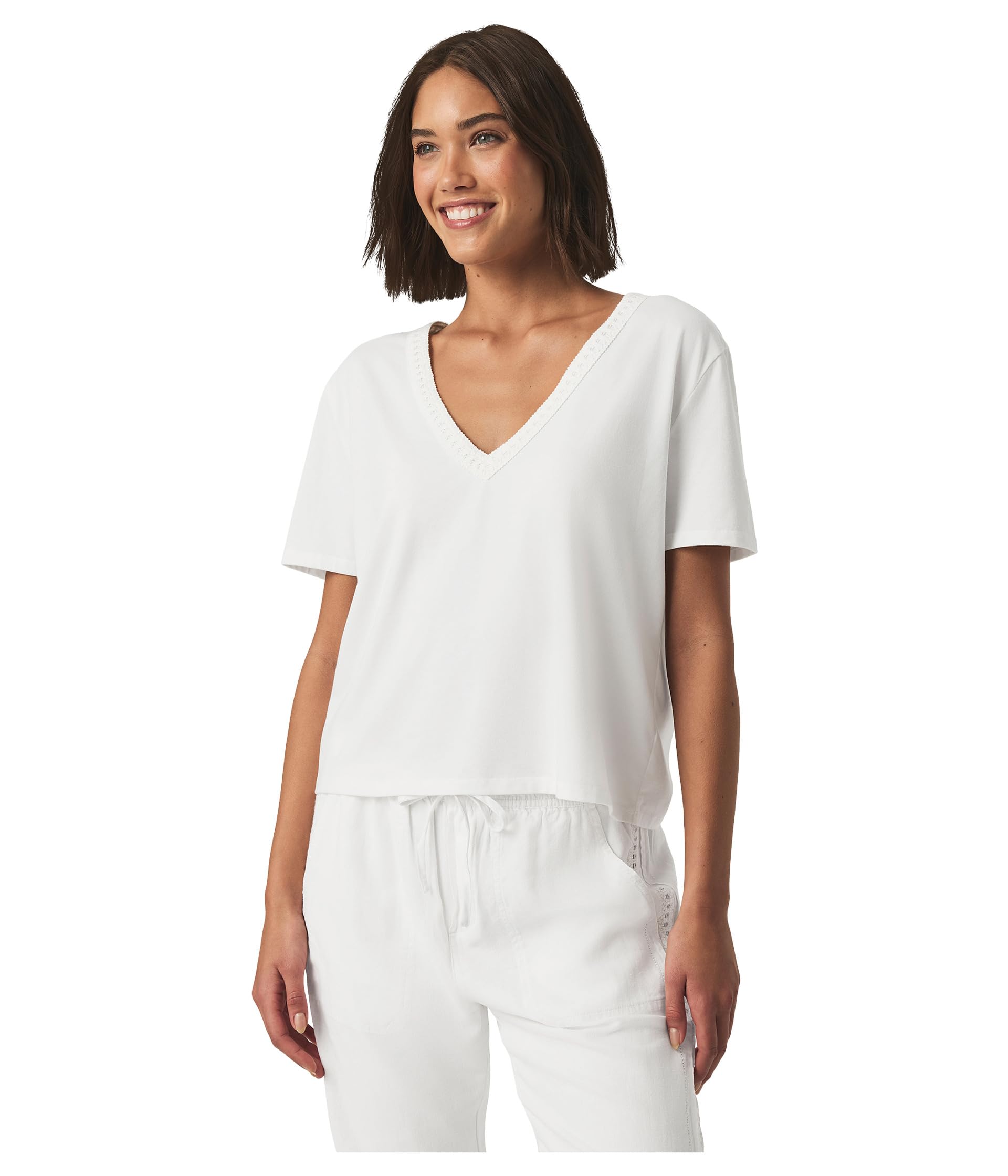 Футболка Splendid Kacey Crochet V-Neck Tee, белый
Футболка Splendid Kacey Crochet V-Neck Tee, белый