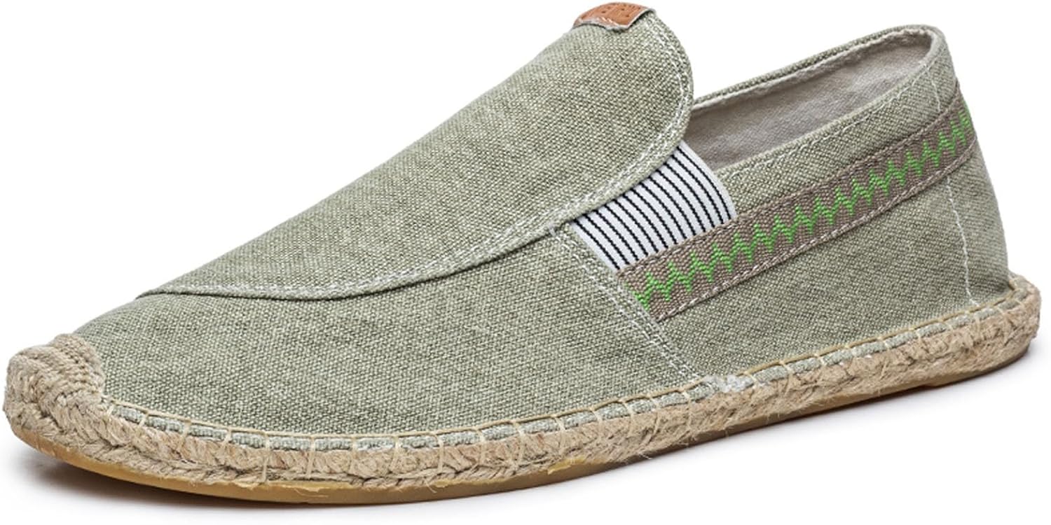 Мужские дышащие повседневные туфли из льняного холста, слипоны, удобные эспадрильи для повседневной носки Generic, зеленый
Мужские дышащие повседневные туфли из льняного холста, слипоны, удобные эспадрильи для повседневной носки Generic, зеленый