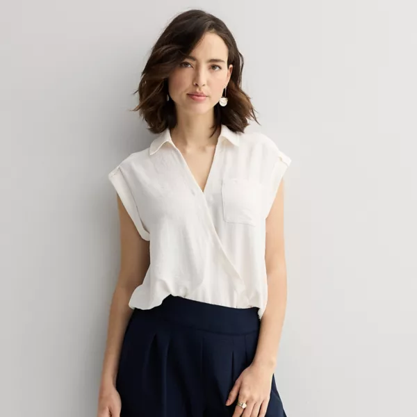 Женская рубашка-стихаря «долман» Nine West, цвет ivory tusk
Женская рубашка-стихаря «долман» Nine West, цвет ivory tusk