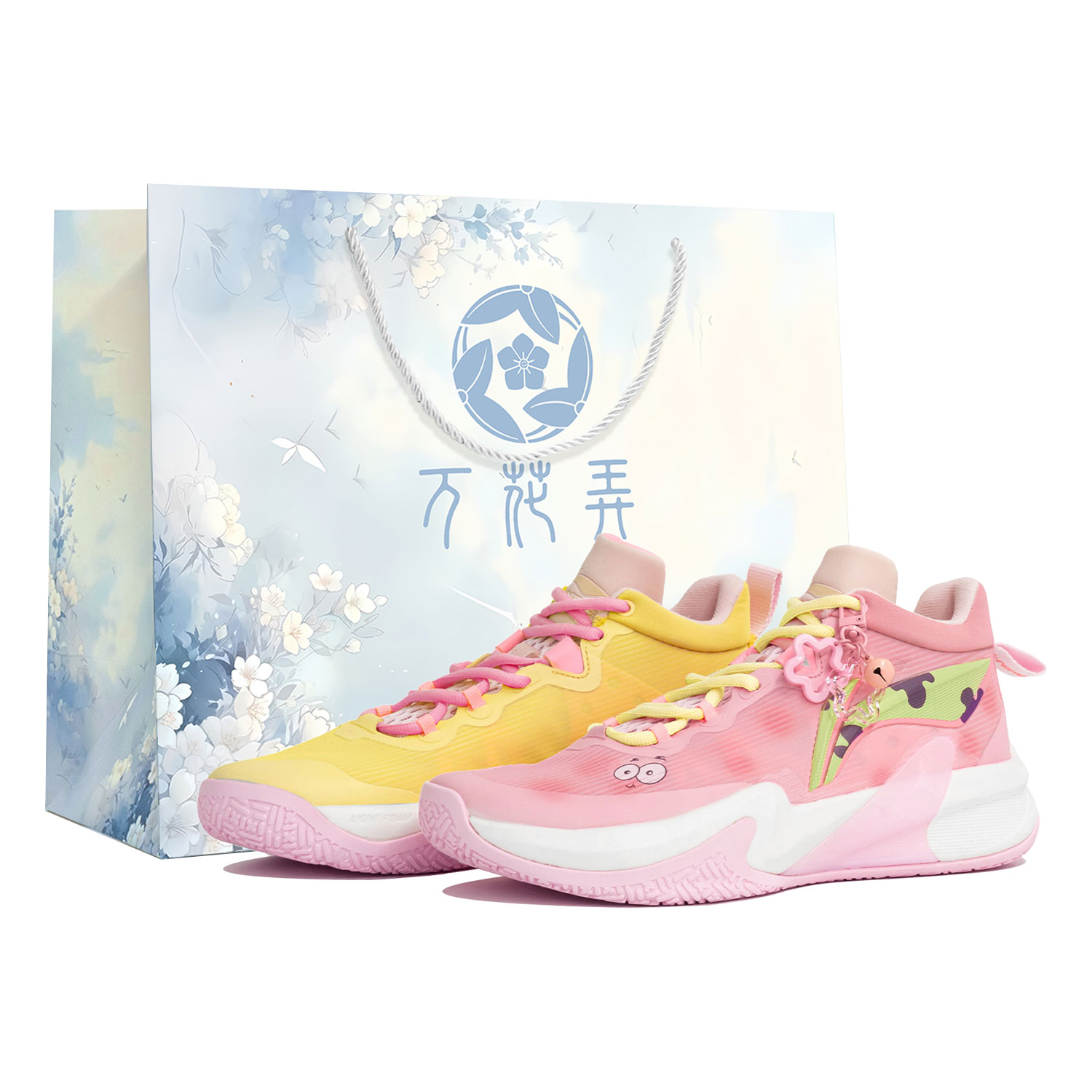 LINING Баскетбольные кроссовки с низким верхом, устойчивые к скольжению, мужские, розовые, желтые, непарные
LINING Баскетбольные кроссовки с низким верхом, устойчивые к скольжению, мужские, розовые, желтые, непарные