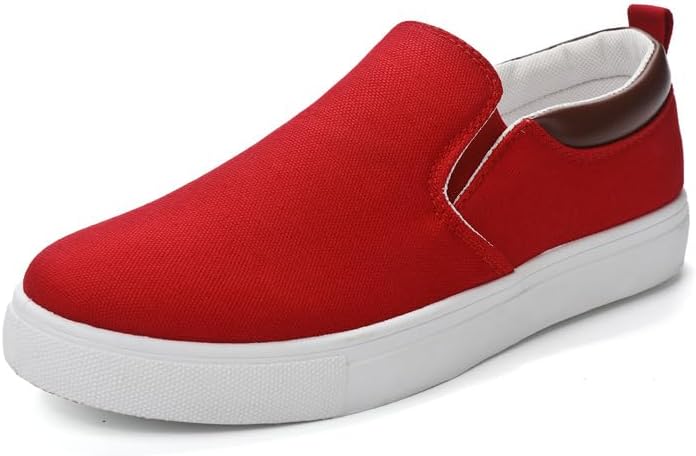 Мужские слипоны из холщовой ткани, повседневные обувь для скейтбординга Hhhchpm, красный
Мужские слипоны из холщовой ткани, повседневные обувь для скейтбординга Hhhchpm, красный