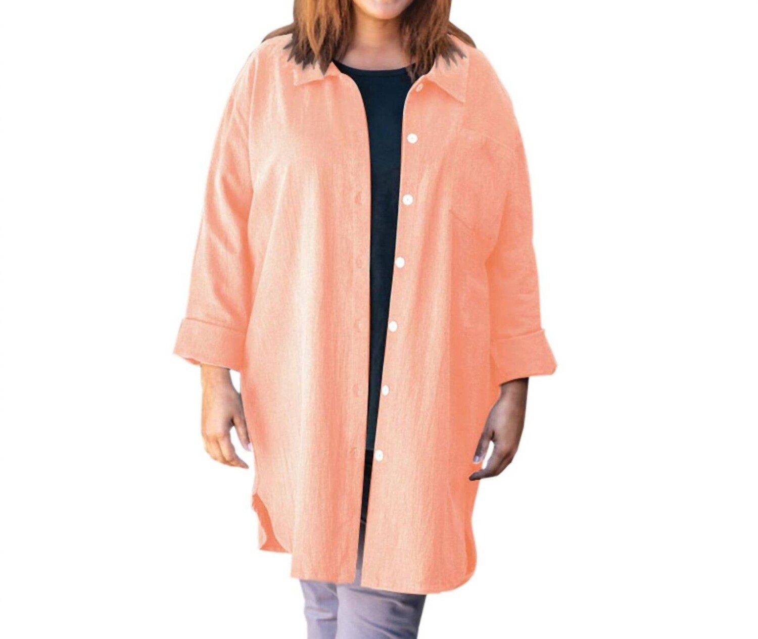 Рубашка Kendall с хлопковым воротником и длинными рукавами — Plus In Papaya Punch On The Plus Side
Рубашка Kendall с хлопковым воротником и длинными рукавами — Plus In Papaya Punch On The Plus Side