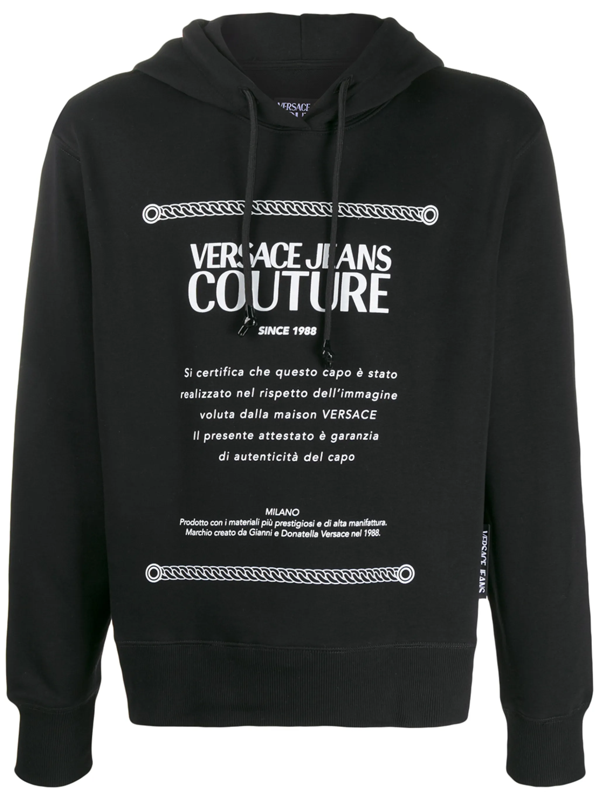 Худи с графичным принтом Versace Jeans Couture, черный
Худи с графичным принтом Versace Jeans Couture, черный