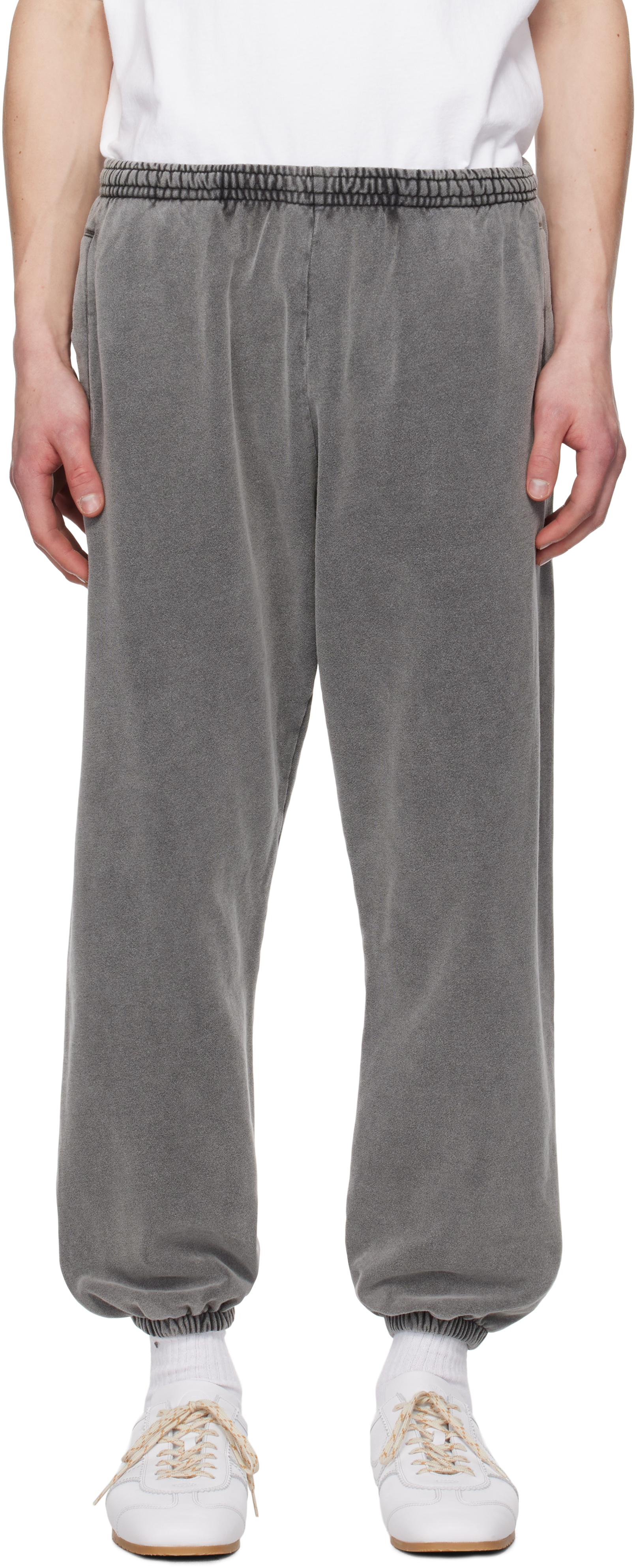 Серые хлопковые спортивные штаны Acne Studios, Faded black
Серые хлопковые спортивные штаны Acne Studios, Faded black