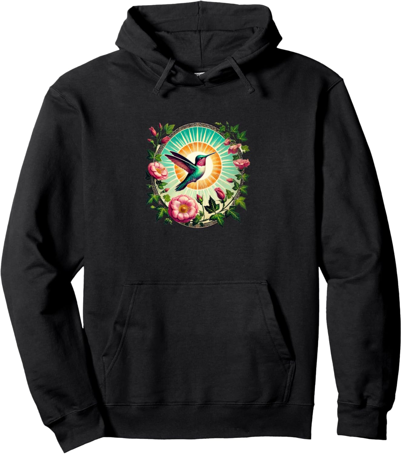 Толстовка с изображением цветка гибискуса и колибри Retro Hummingbird Loves Snugg, черный
Толстовка с изображением цветка гибискуса и колибри Retro Hummingbird Loves Snugg, черный