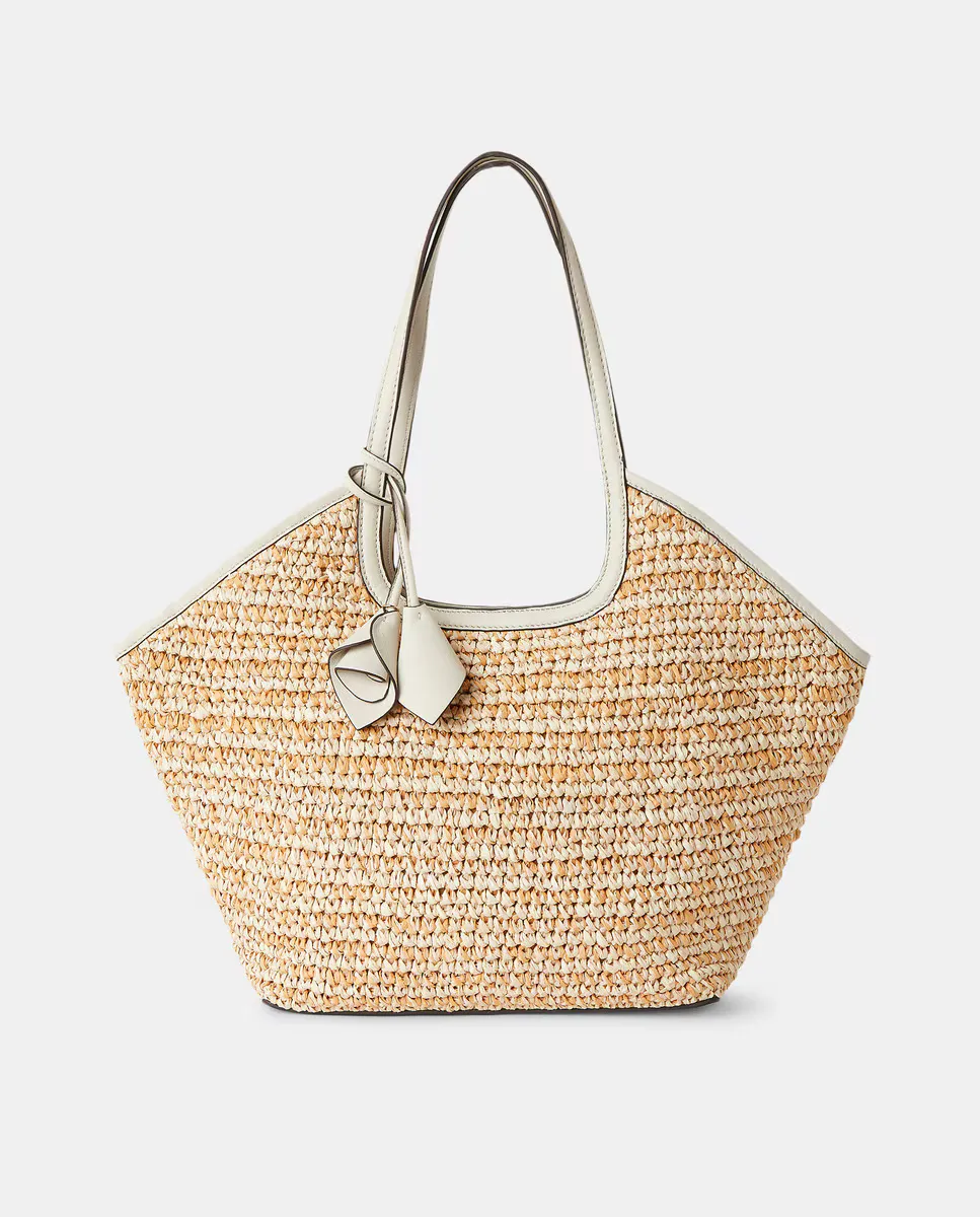 Шоппер из рафии и кожи Latouche, бежевый
Шоппер из рафии и кожи Latouche, бежевый