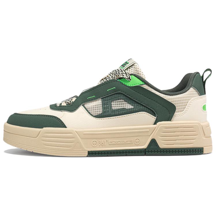 361° Нескользящие, быстросохнущие, низкие кроссовки для скейтбординга, мужские, бежево-зеленые
361° Нескользящие, быстросохнущие, низкие кроссовки для скейтбординга, мужские, бежево-зеленые