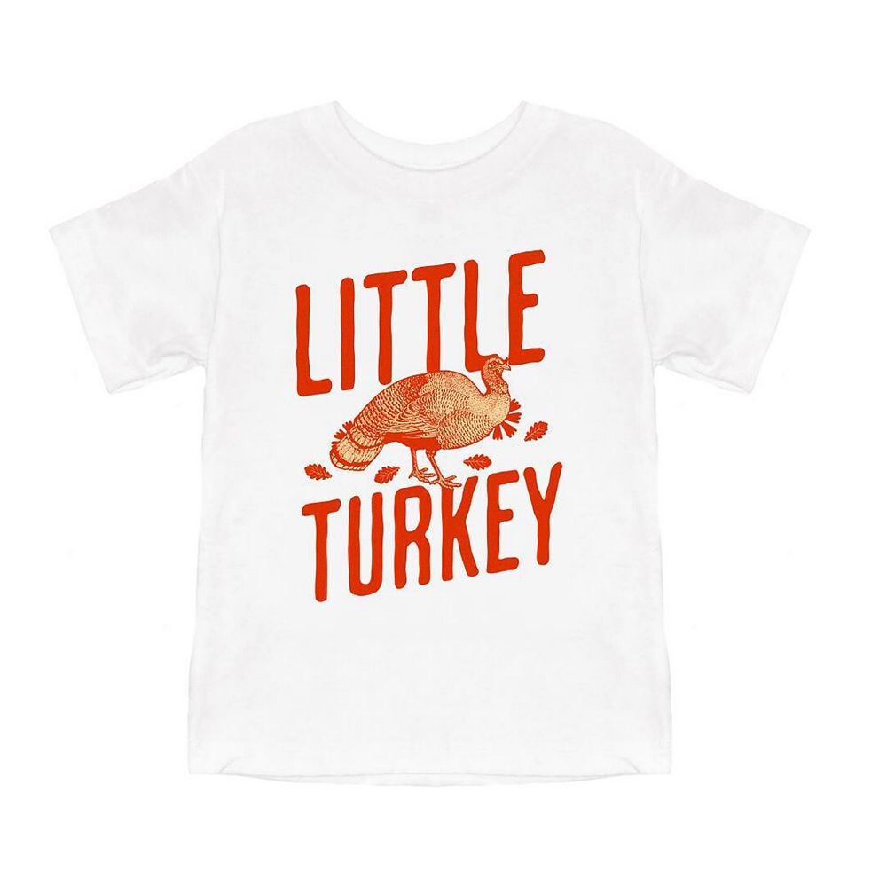 Оранжевая футболка с короткими рукавами и рисунком Little Turkey для малышей The Juniper Shop, белый
Оранжевая футболка с короткими рукавами и рисунком Little Turkey для малышей The Juniper Shop, белый