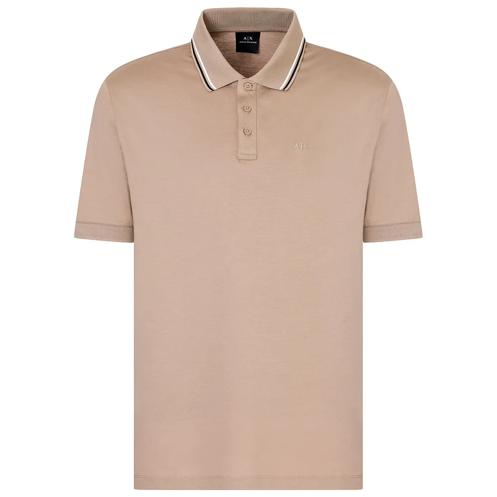 Поло с коротким рукавом Armani Exchange XM000466_AF10337, бежевый 
Поло с коротким рукавом Armani Exchange XM000466_AF10337, бежевый