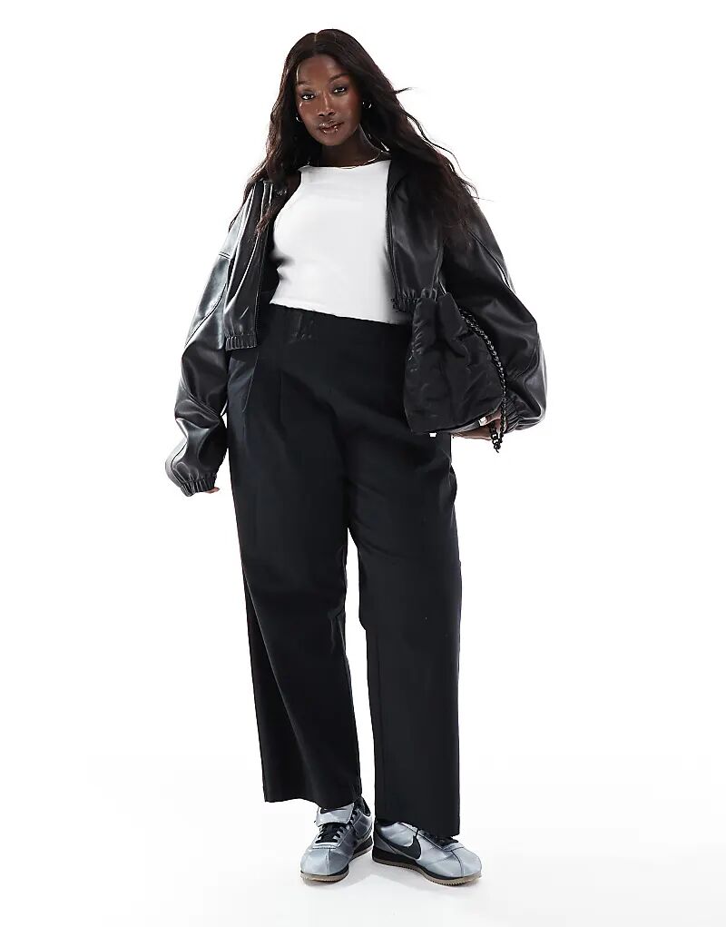 Широкие брюки с завышенной талией, с завышенной талией, черного цвета ASOS DESIGN
Широкие брюки с завышенной талией, с завышенной талией, черного цвета ASOS DESIGN