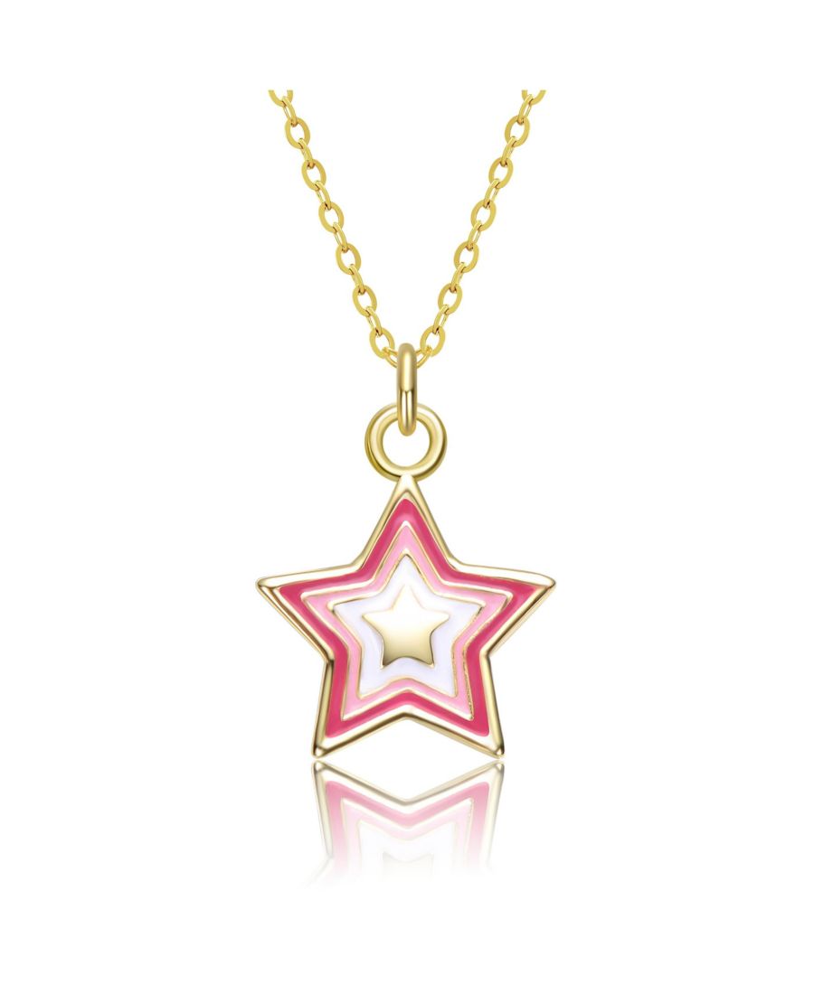 Подвеска-шарм в виде счастливой звезды из стерлингового серебра с покрытием из 14-каратного золота и розовой и белой эмалью GiGiGirl, Pink
Подвеска-шарм в виде счастливой звезды из стерлингового серебра с покрытием из 14-каратного золота и розовой и белой эмалью GiGiGirl, Pink