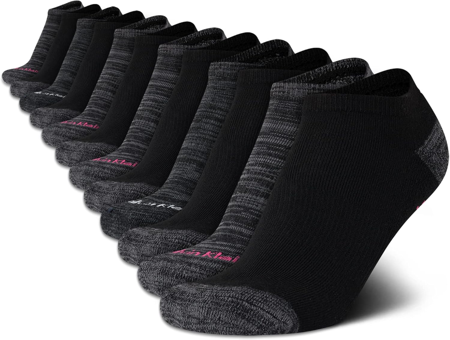 Женские носки Calvin Klein No Show - 12 пар мягких эластичных дышащих спортивных носков с низким вырезом для женщин (размер обуви: 4-10), Grey Multi
Женские носки Calvin Klein No Show - 12 пар мягких эластичных дышащих спортивных носков с низким вырезом для женщин (размер обуви: 4-10), Grey Multi