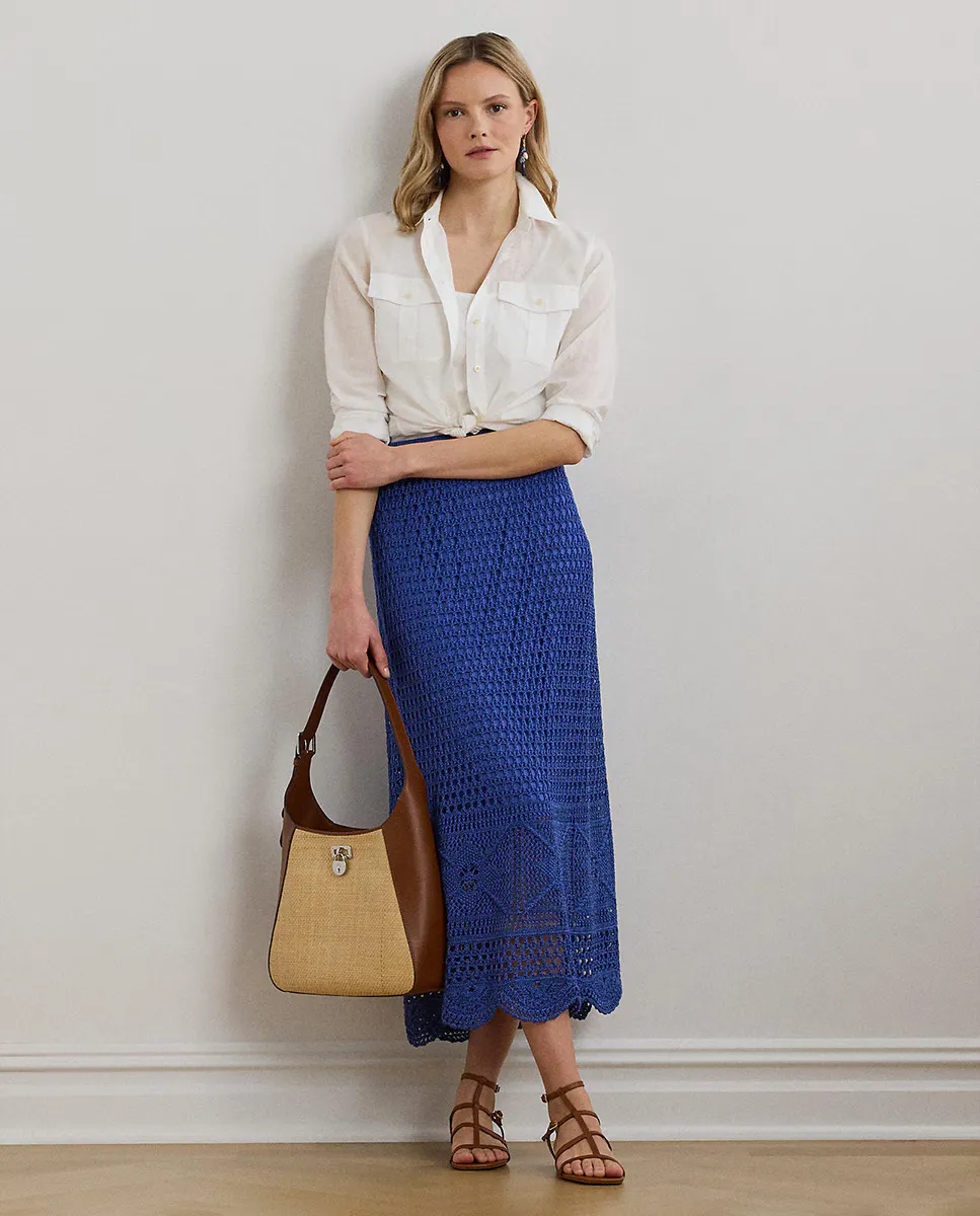 Юбка миди с расклешенным силуэтом Lauren Ralph Lauren, синий
Юбка миди с расклешенным силуэтом Lauren Ralph Lauren, синий