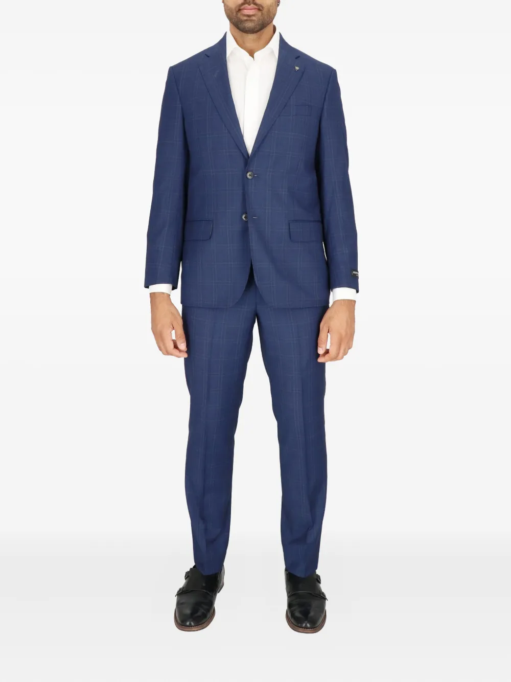 Клетчатый костюм с пиджаком на пуговицах Scotch & Soda, синий
Клетчатый костюм с пиджаком на пуговицах Scotch & Soda, синий