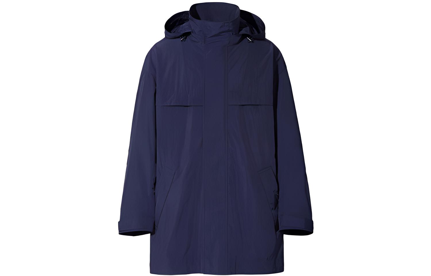 UNIQLO Объемный худи-полупальто, Navy Blue
UNIQLO Объемный худи-полупальто, Navy Blue