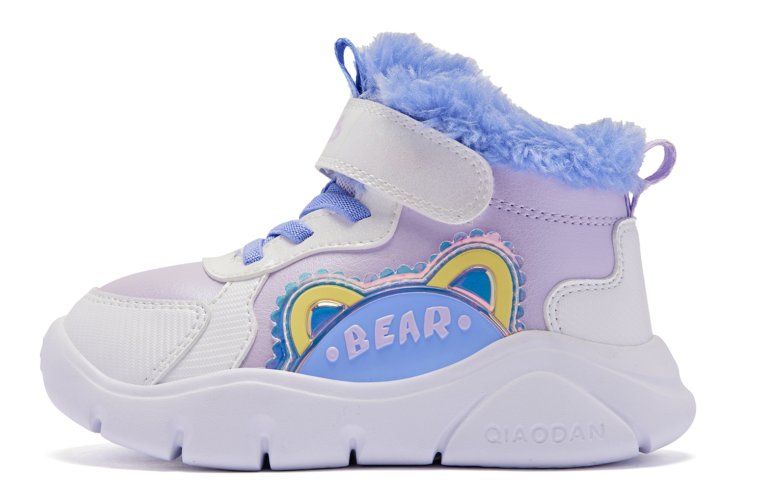 QIAODAN Теплые детские туфли среднего размера, фиолетово-белые, для младенцев и малышей
QIAODAN Теплые детские туфли среднего размера, фиолетово-белые, для младенцев и малышей
