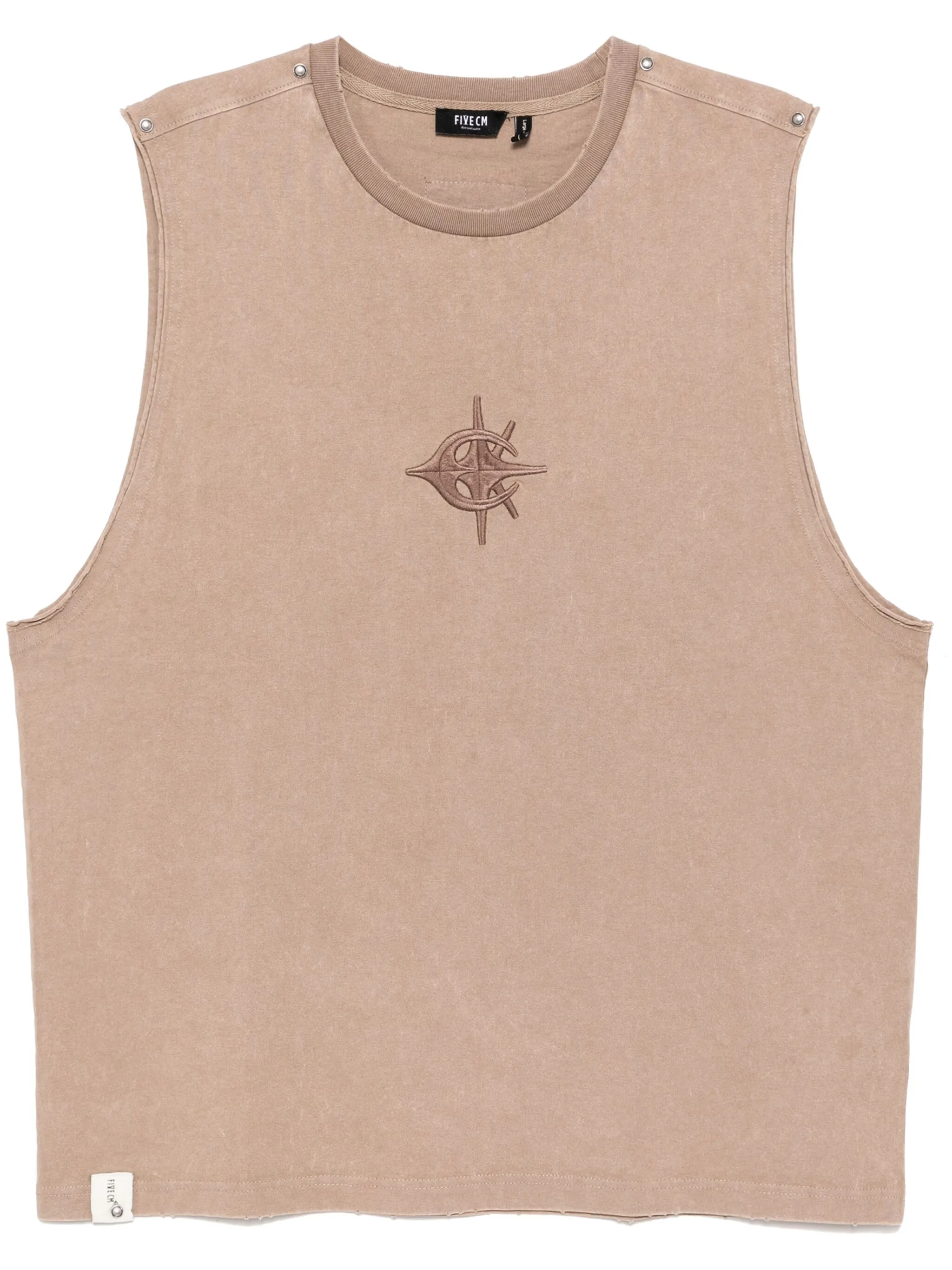 Футболка с вышитым логотипом Five Cm, бежевый
Футболка с вышитым логотипом Five Cm, бежевый