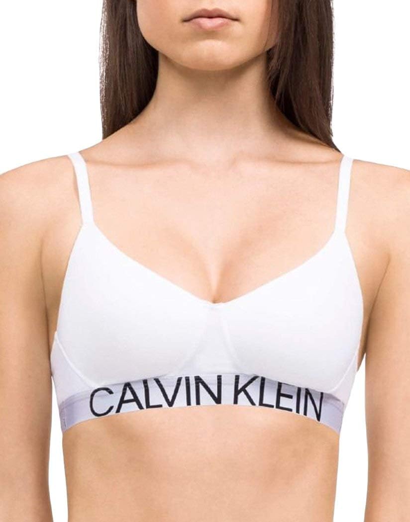 Бюстгальтер-бралетт Calvin Klein Women's Statement 1981 Lightly Lined, White
Бюстгальтер-бралетт Calvin Klein Women's Statement 1981 Lightly Lined, White