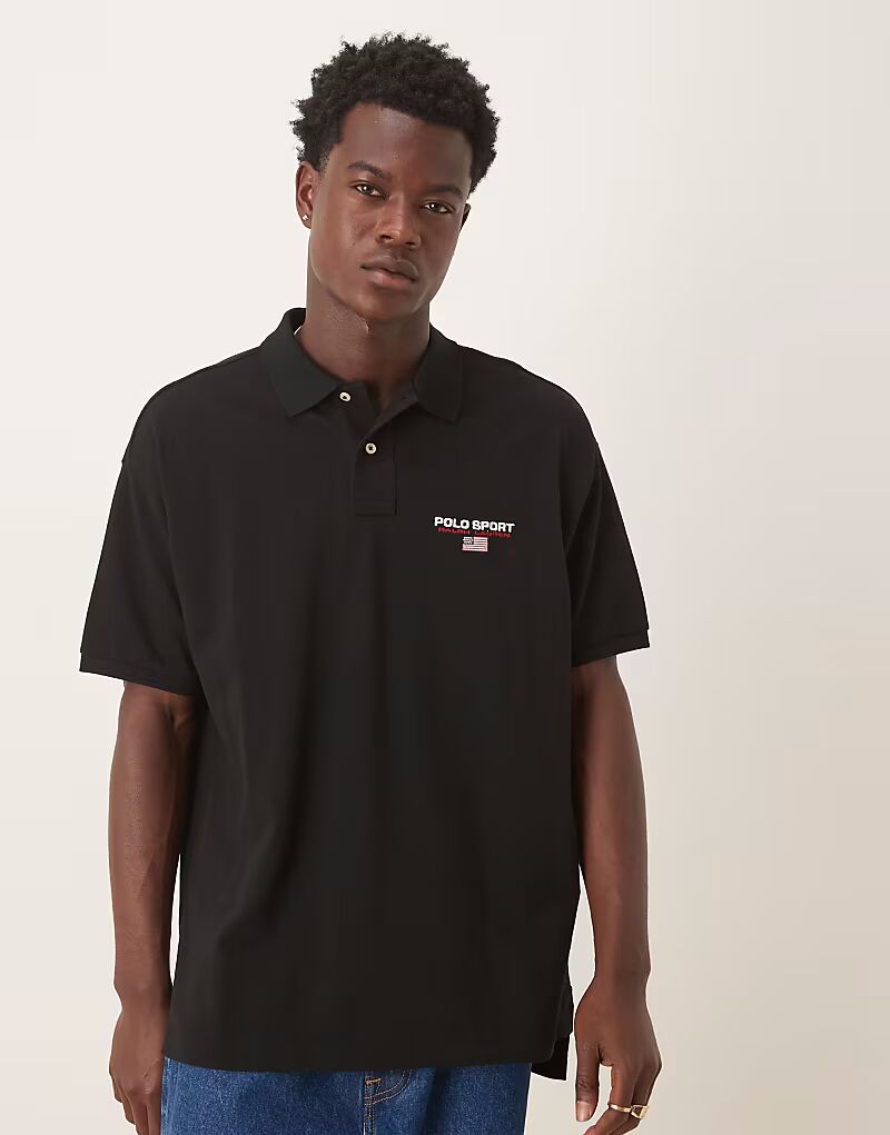 Поло свободного кроя из пике черного цвета Polo Ralph Lauren, Черный, Поло свободного кроя из пике черного цвета Polo Ralph Lauren
Поло свободного кроя из пике черного цвета Polo Ralph Lauren, Черный, Поло свободного кроя из пике черного цвета Polo Ralph Lauren