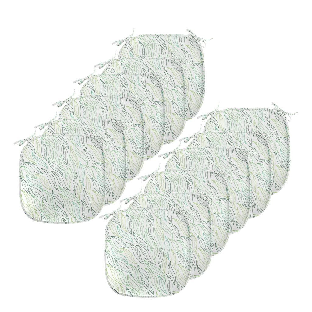 Подушки для обеденного стула ABAKUHAUS Leaf, современные узоры в виде листьев, декоративная водонепроницаемая подушка с ремнями для кухонных сидений, 40 см x 40 см — упаковка из 12 шт., светло-зеленый, темно-синий, белый
Подушки для обеденного стула ABAKUHAUS Leaf, современные узоры в виде листьев, декоративная водонепроницаемая подушка с ремнями для кухонных сидений, 40 см x 40 см — упаковка из 12 шт., светло-зеленый, темно-синий, белый