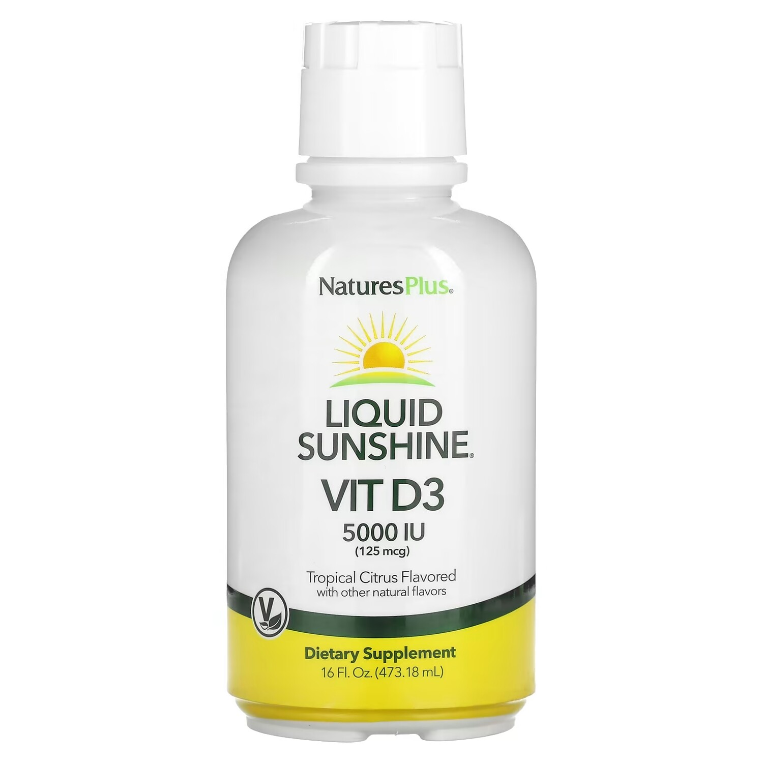 NaturesPlus Liquid Sunshine Витамин D3 Тропические цитрусовые 125 мкг (5000 МЕ) 16 жидких унций (473,18 мл)
NaturesPlus Liquid Sunshine Витамин D3 Тропические цитрусовые 125 мкг (5000 МЕ) 16 жидких унций (473,18 мл)