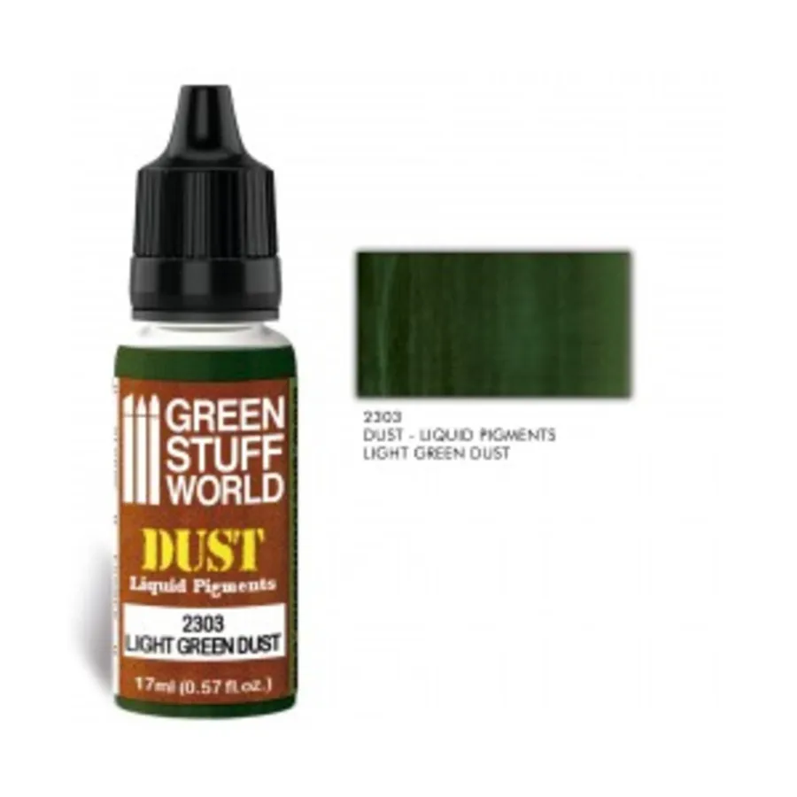 Dust – Светло-зеленая пыль (17 мл), Paint - Weathering & Pigments - Liquid Pigments (Green Stuff World)
Dust – Светло-зеленая пыль (17 мл), Paint - Weathering & Pigments - Liquid Pigments (Green Stuff World)