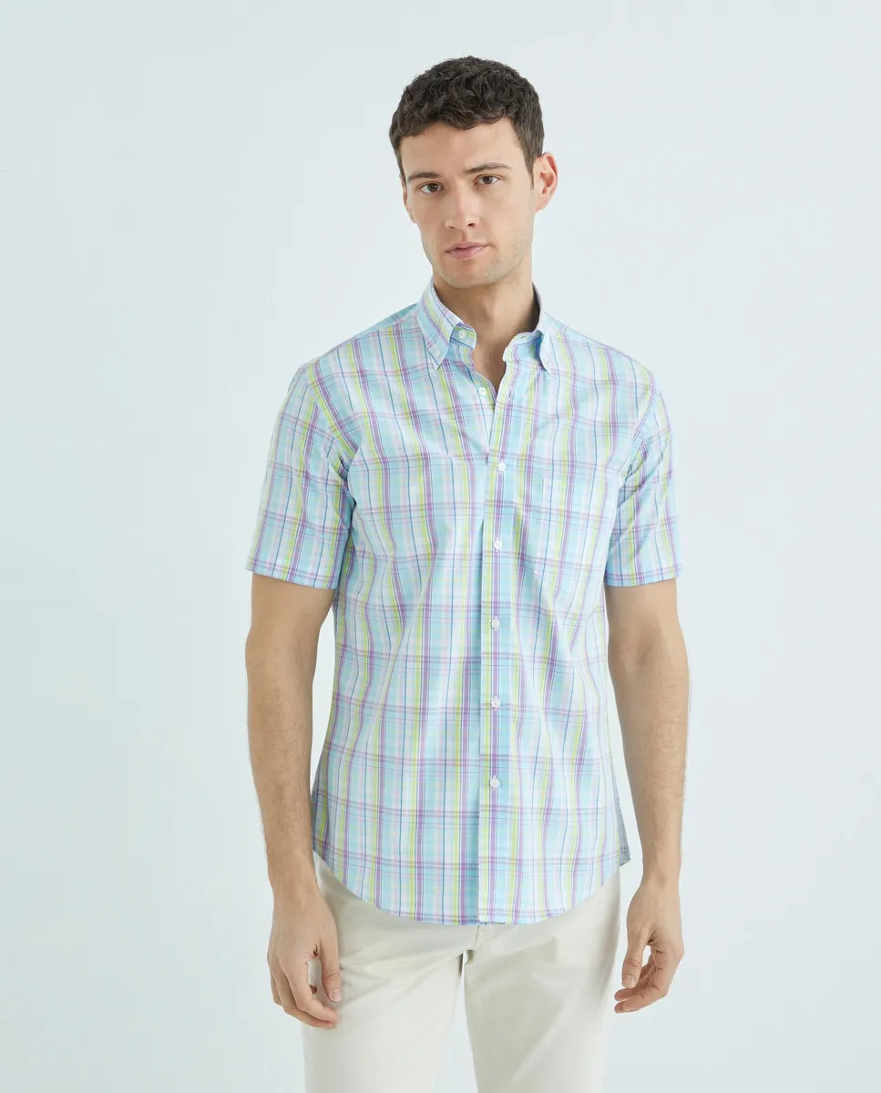 Мужская повседневная рубашка с коротким рукавом в клетку Mirto, многоцветный
Мужская повседневная рубашка с коротким рукавом в клетку Mirto, многоцветный