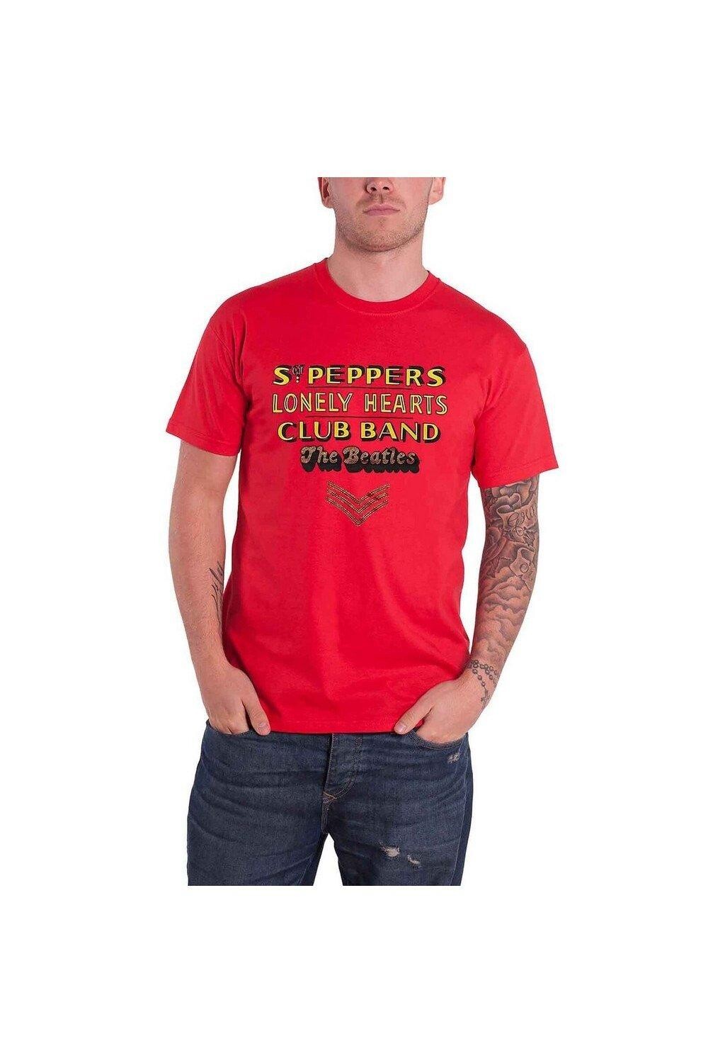 Футболка с декором Sgt Pepper The Beatles, красный
Футболка с декором Sgt Pepper The Beatles, красный