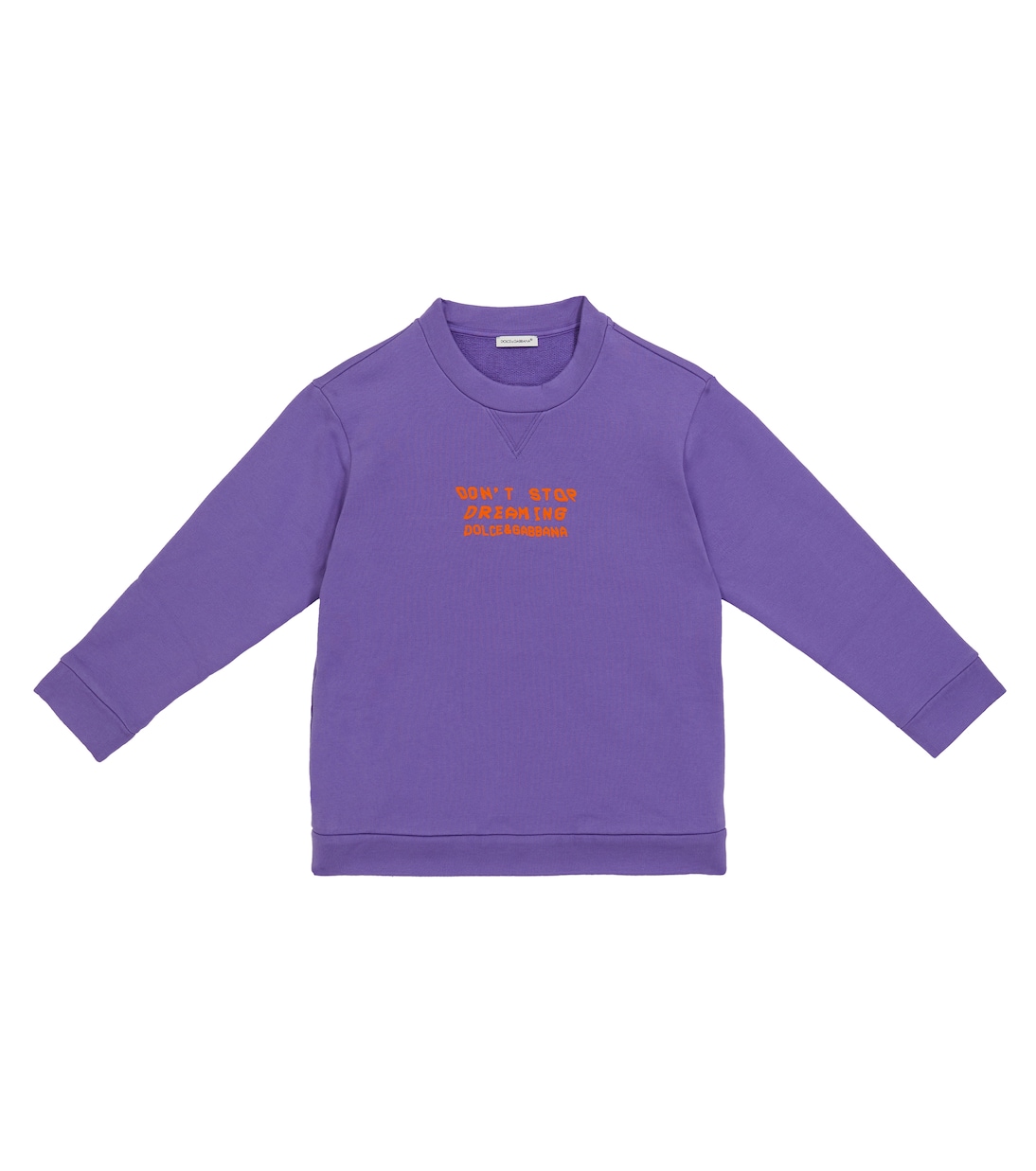 Хлопковая толстовка с принтом Dolce&Gabbana Kids, Glicine Viola Scuro
Хлопковая толстовка с принтом Dolce&Gabbana Kids, Glicine Viola Scuro