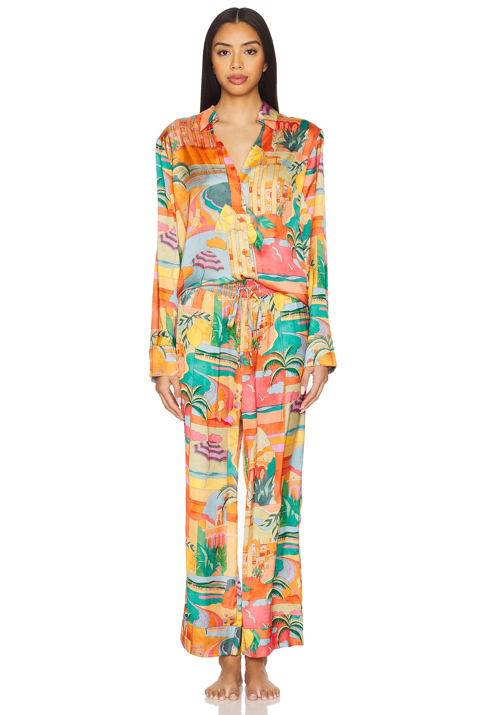 Комплект пижамы "Early night pj set" от Show Me Your Mumu, postcards
Комплект пижамы "Early night pj set" от Show Me Your Mumu, postcards