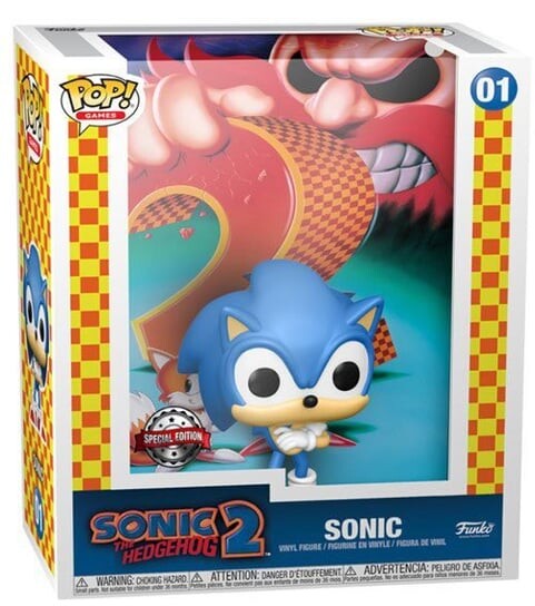 Funko POP! Игры, коллекционная фигурка, Sonic the Hedgehog Cover
Funko POP! Игры, коллекционная фигурка, Sonic the Hedgehog Cover