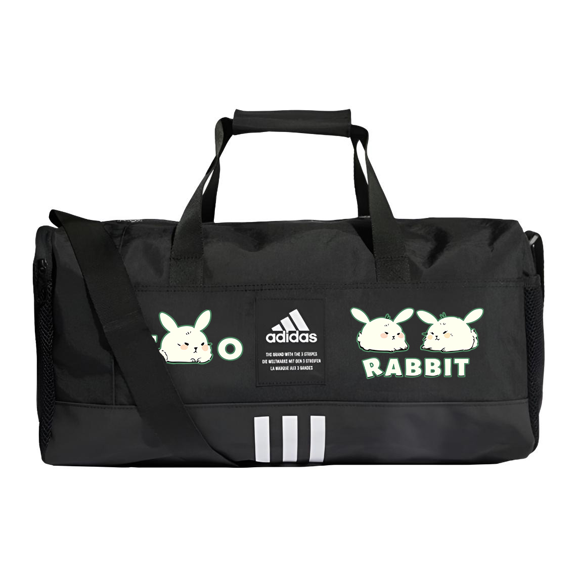 Adidas Полиамидная узорчатая сумка через плечо унисекс черная, White Bunny
Adidas Полиамидная узорчатая сумка через плечо унисекс черная, White Bunny